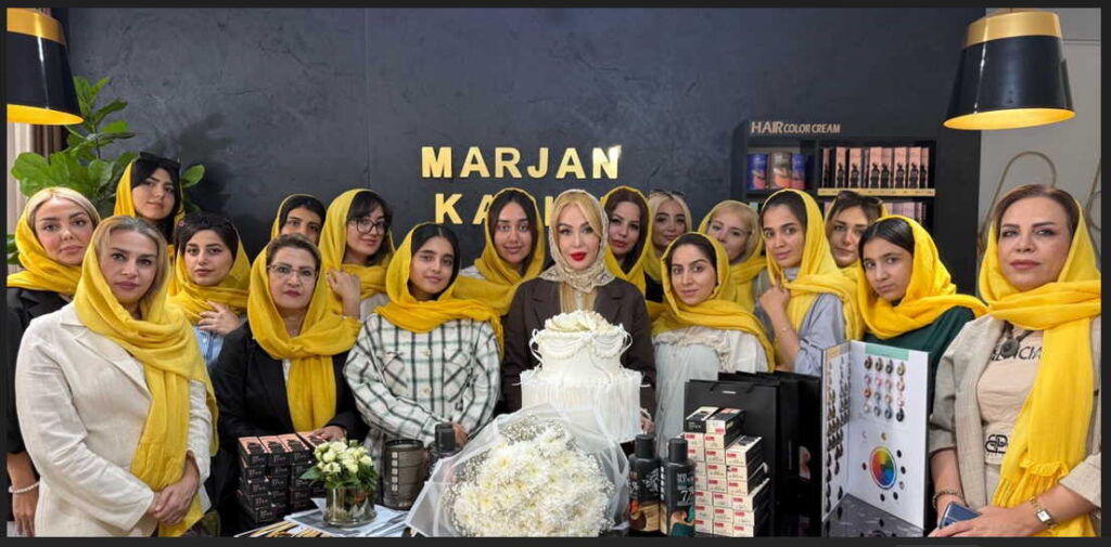 کارآموزان دوره رنگ و مش سیمای ماندگار